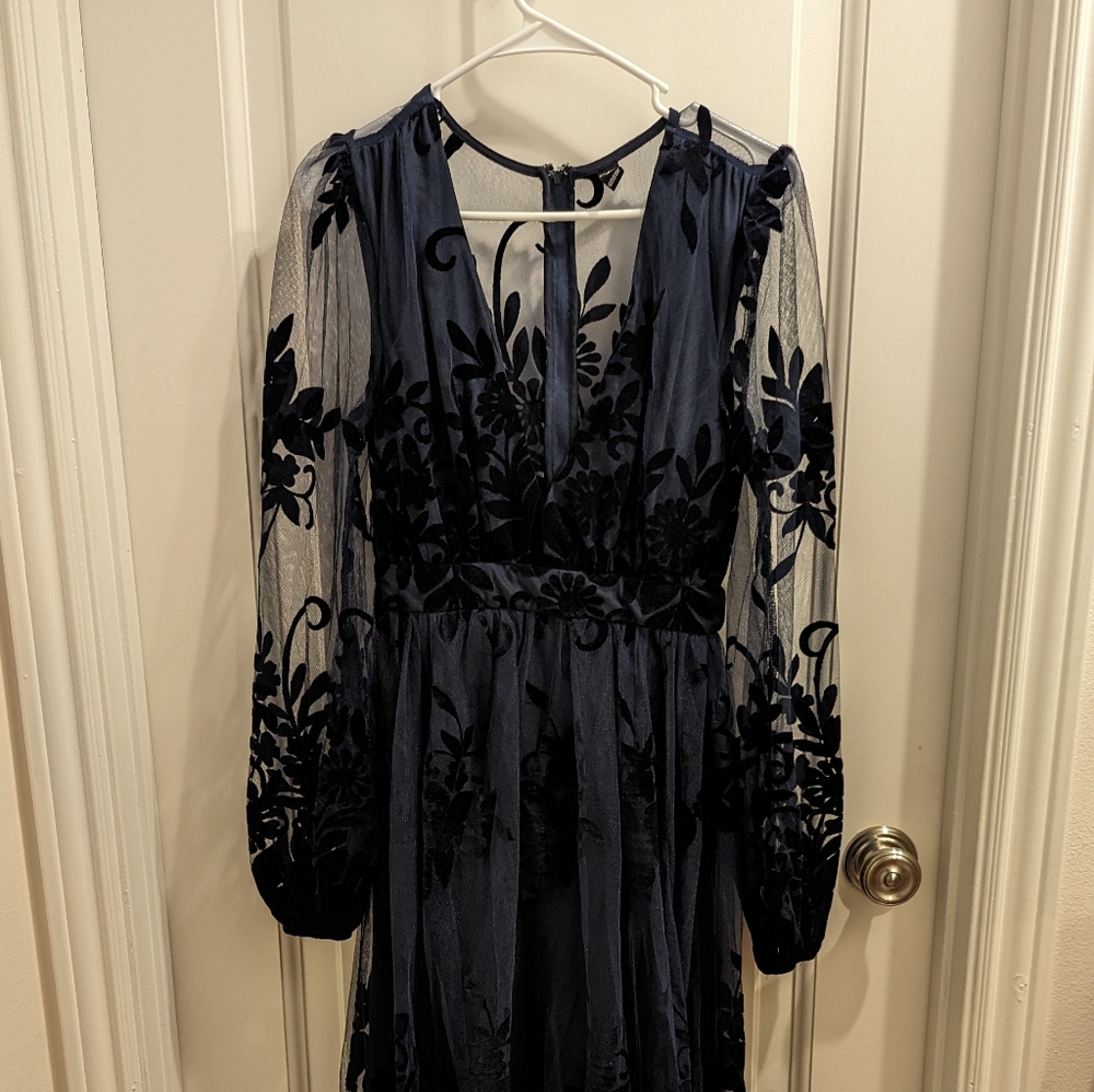 Navy blue dress